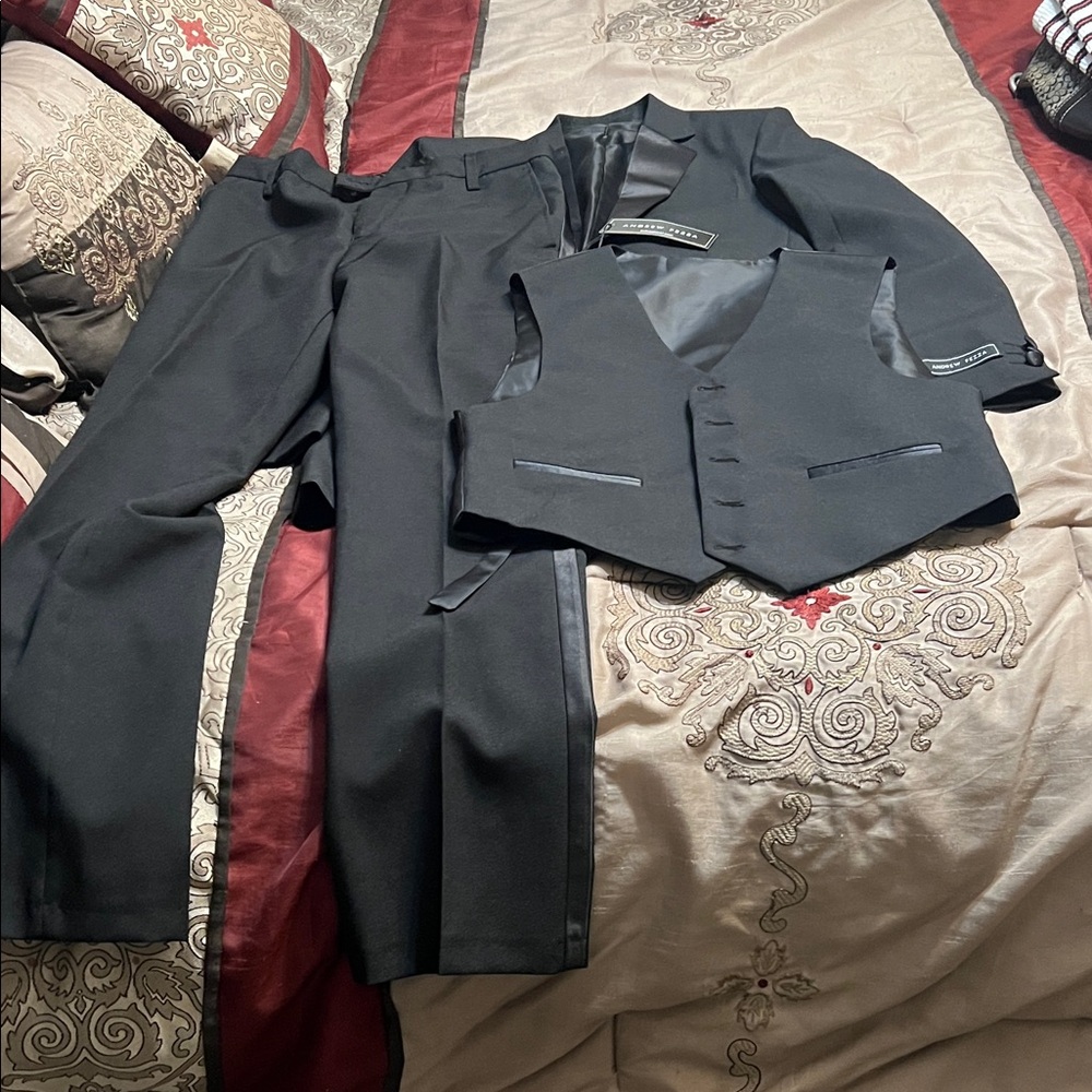 Andrew Fezza Classic Black Suit Set